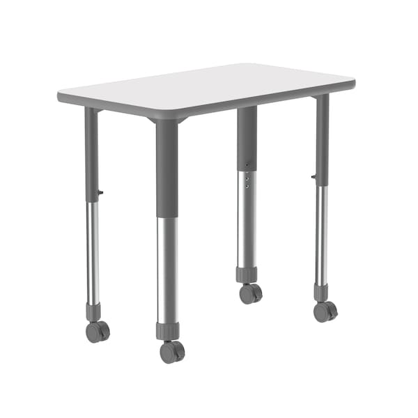 HPL Collaborative Desk - Casters - Rec